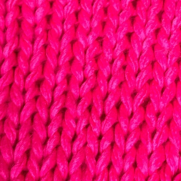 Crimson Red and Hot Pink Knit Womans Sweater. Size Small NWT - Picture 8 of 8